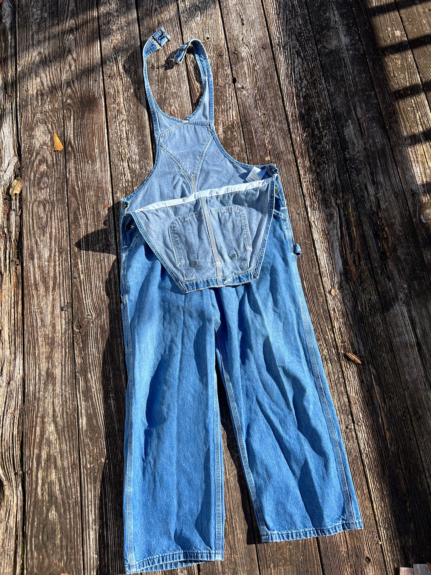 Carhartt Unlined Denim Overalls Size 36x28