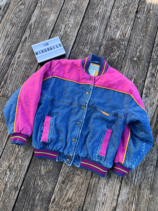 90’s Arizona Jacket CO Vintage KIDS M10/12 Embroidered Denim Jacket