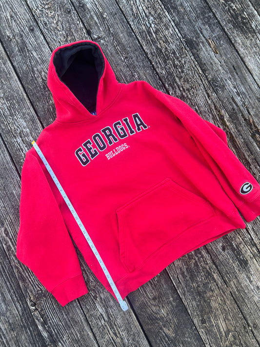 Georgia Bulldogs Hoodie Men's Red Graphic Team Edition Apparel xLarge