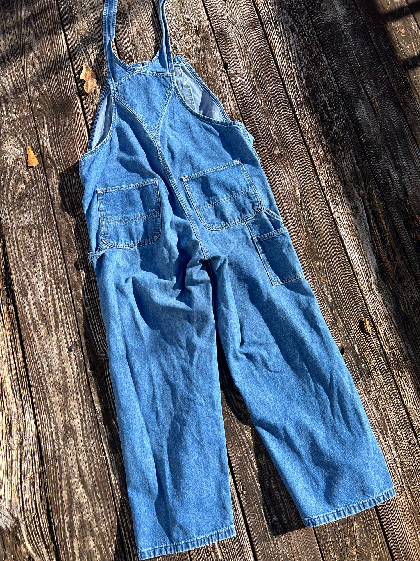 Carhartt Unlined Denim Overalls Size 36x28